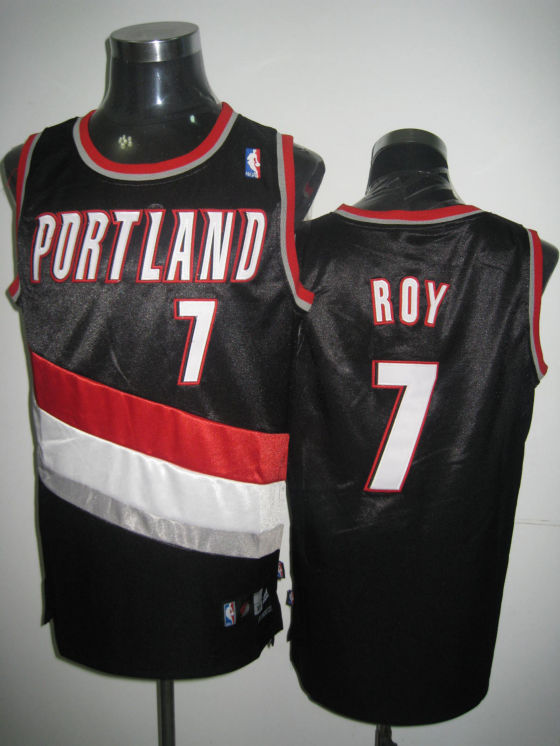Portland Trail Blazers Roy Black Red White Jersey